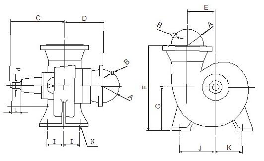 250hw-8混流泵结构图